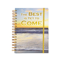 160 Sht Jumbo Spiral Hot Stamp Journal, Sunrise Faith, 8.5"X6.25"