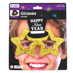 6.5" New Year Glasses With Felt Back