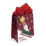 Large Ho Ho Gnomes Christmas Glitter/Hot Stamp Bag, 4 Designs