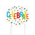 Happy Birthday Celebrate Dots Yard Sign 12" X 15"