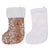 19.5"  Faux Fur   Stocking, 2 Assortments