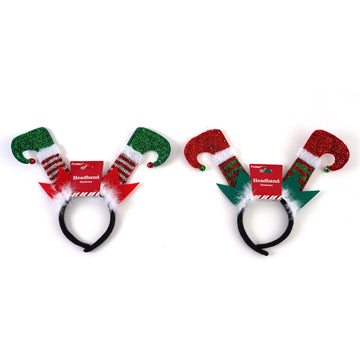 Christmas Elf Legs Headband, 2 Assortments